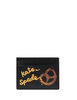 Kate Spade New York NYC Big Apple Small Slim Card Holder Black 
