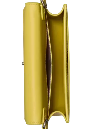 Kate Spade New York Natasha Glazed Scrunch Strap Mini Bag Lime Slice