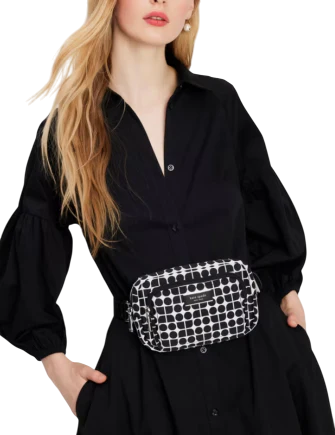Kate Spade New York Noel Jacquard Belt Bag Black Multi
