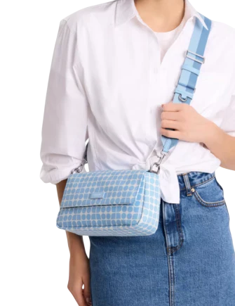 Kate Spade New York Noel Jacquard Convertible Crossbody Astral Blue 