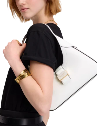 Kate Spade New York Nouveau Small Shoulder Bag True White