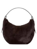 Kate Spade New York Nova Faux Fur Large Crescent Shoulder Bag Hot Fudge