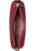 Kate Spade New York Nova Textured Patent Leather Small Crescent Shoulder Bag Red Jam