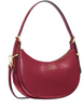 Kate Spade New York Nova Textured Patent Leather Small Crescent Shoulder Bag Red Jam