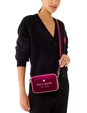 Kate Spade New York Oh Snap Mini Camera Bag Dark Raspberry