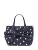 Kate Spade New York On Purpose Polka Dot Bow Tote Rich Navy 