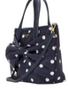 Kate Spade New York On Purpose Polka Dot Bow Tote Rich Navy