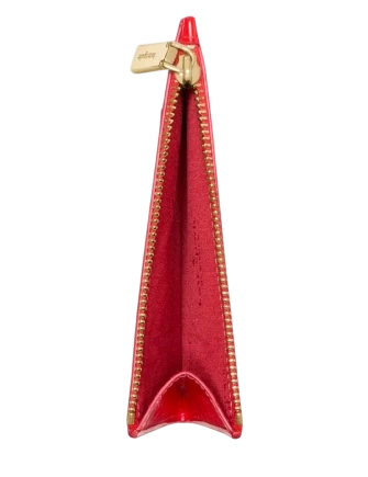 Kate Spade New York Patent Large Slim Card Holder KS Bright Red 