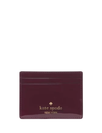 Kate Spade New York Patent Small Slim Card Holder