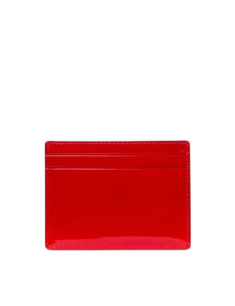 Kate Spade New York Patent Small Slim Card Holder KS Bright Red 