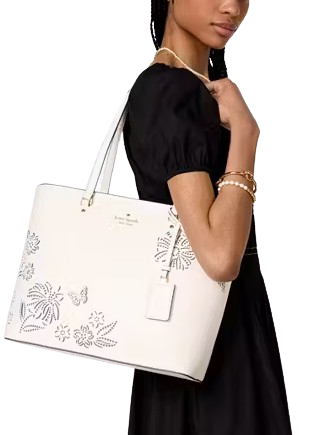 Kate Spade New York Perforated Perfect Tote Meringue
