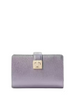 Kate Spade New York Phoebe Metallic Medium Wallet Light Candied Flower