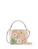 Kate Spade New York Phoebe Straw Mini Top Handle Crossbody Natural