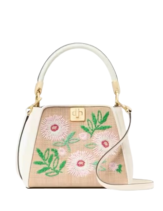 Kate Spade New York Phoebe Straw Small Top Handle Bag