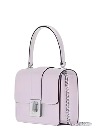 Kate Spade New York Phoebe Turnlock Mini Flap Crossbody Light Frozen Lilac