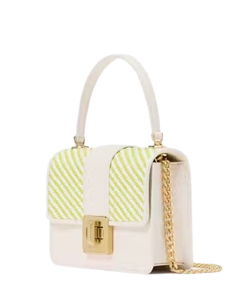 Kate Spade New York Phoebe Turnlock Mini Flap Crossbody  Lime Slushy 