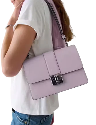 Kate Spade New York Phoebe Turnlock Shoulder Bag Light Frozen Lilac