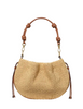 Kate Spade New York Pinch Straw Crossbody Bag Natural
