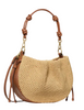 Kate Spade New York Pinch Straw Crossbody Bag Natural