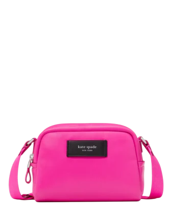 Kate Spade New York Puffed Small Crossbody Vivid Snapdragon