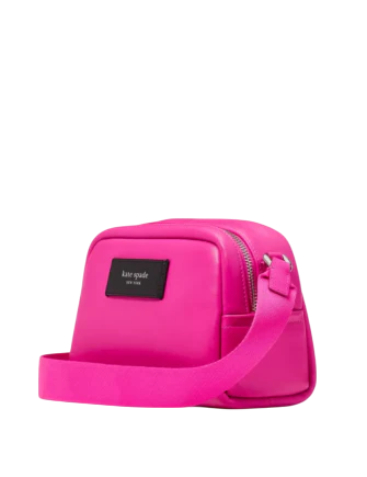 Kate Spade New York Puffed Small Crossbody Vivid Snapdragon