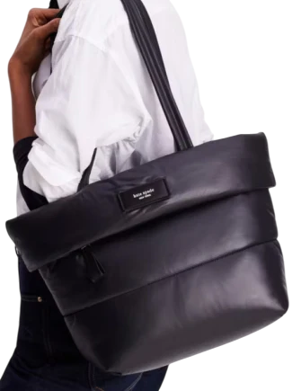 Kate Spade New York Puffed Small Tote Black