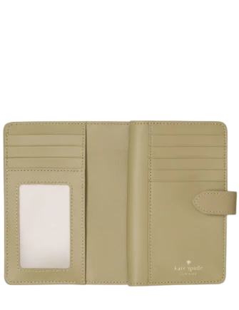 Kate Spade New York Quilted Medium Bifold Wallet Elm