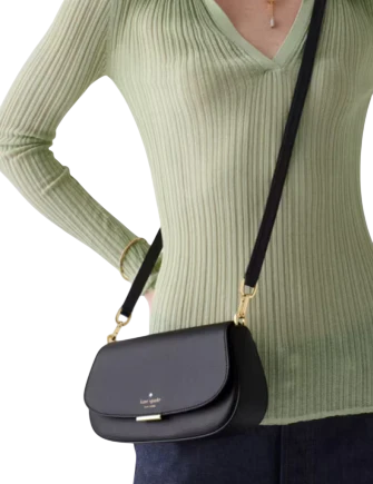 Kate Spade New York Quinn Mini Crossbody Bag Black