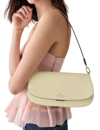 Kate Spade New York Quinn Shoulder Bag Lemon Fondant