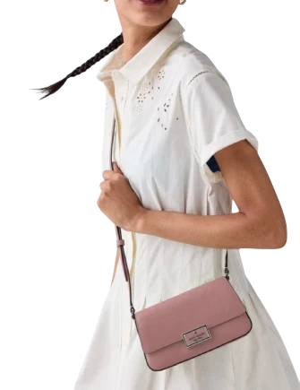 Kate Spade New York Reegan Mini Flap Crossbody Dusk Rose