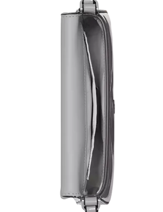 Kate Spade New York Reegan Patent Mini Flap Crossbody Pavement