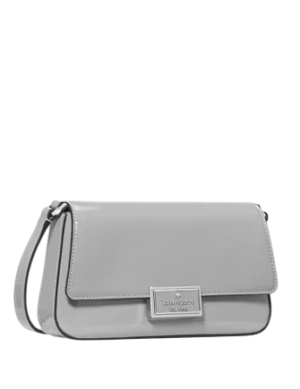 Kate Spade New York Reegan Patent Mini Flap Crossbody Pavement