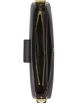 Kate Spade New York Reegan Saffiano Pvc Small Shoulder Bag Black