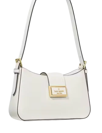 Kate Spade New York Reegan Saffiano Pvc Small Shoulder Bag Meringue