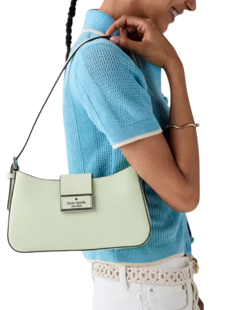 Kate Spade New York Reegan Small Shoulder Bag Lime Frosting