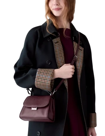Kate Spade New York Riley Quilted Small Top Handle Bag Grenache