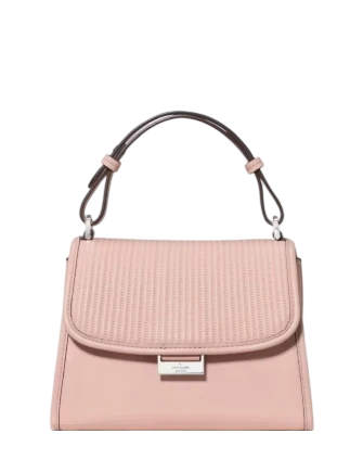 Kate Spade New York Riley Quilted Small Top Handle Bag Rose Smoke