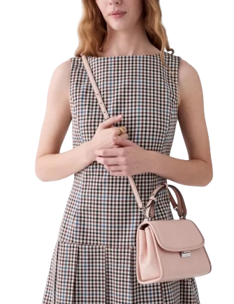Kate Spade New York Riley Quilted Small Top Handle Bag Rose Smoke
