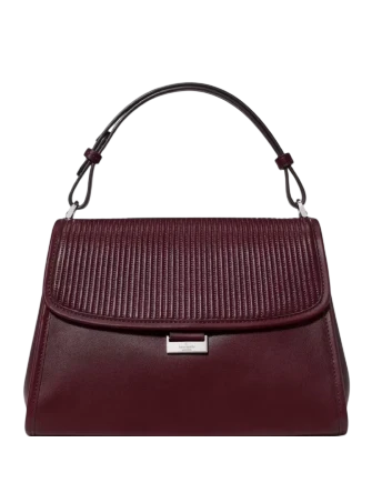 Kate Spade New York Riley Quilted Top Handle Bag Grenache