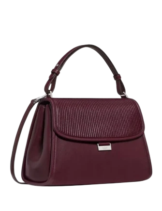 Kate Spade New York Riley Quilted Top Handle Bag Grenache