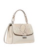 Kate Spade New York Riley Snake Embossed Small Top Handle Bag  Natural 