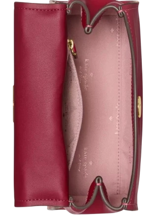 Kate Spade New York Riley Studded Small Top Handle Bag Red Jam