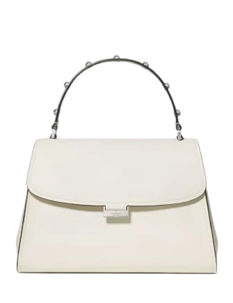 Kate Spade New York Riley Studded Top Handle Bag Meringue