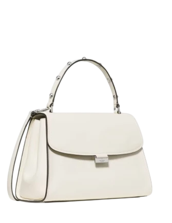 Kate Spade New York Riley Studded Top Handle Bag Meringue