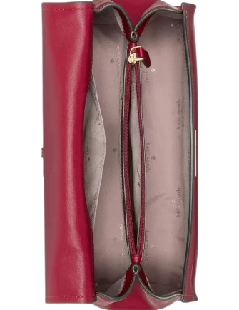 Kate Spade New York Riley Studded Top Handle Bag Red Jam