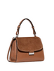 Kate Spade New York Riley Suede Small Top Handle Bag Warm Gingerbread