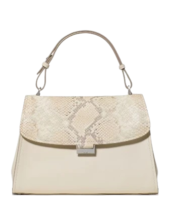 Kate Spade New York Riley Suede Top Handle Bag  Natural 