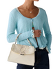 Kate Spade New York Riley Suede Top Handle Bag  Natural 