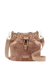 Kate Spade New York Rosie Faux Fur Small Bucket Bag Light Fawn
