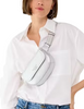 Kate Spade New York Rosie Metallic Belt Bag Deco Silver
